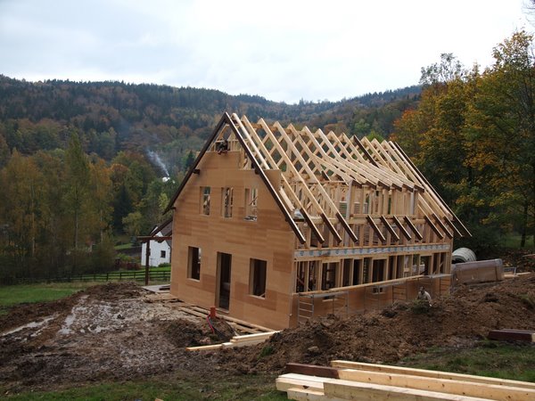 5.den opláštěné stěny
